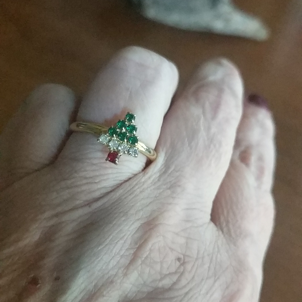 Christmas Tree Ring Size 7